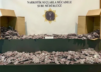 46 bin uyuşturucu hap ele geçirildi