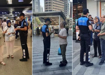 Bursa’da polis ekiplerinden vatandaşlara güvenlik bilgilendirmesi