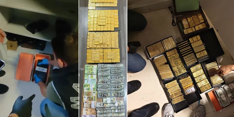 Alihan Kuriş soruşturmasında 200 kilo altın ele geçirildi