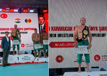 Büyükşehir Belediyesporlu Fazlı Eryılmaz dünya şampiyonu