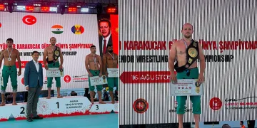 Büyükşehir Belediyesporlu Fazlı Eryılmaz dünya şampiyonu