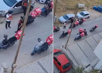 Korsan sipariş kuryeleri kapıya dizdi, kuryeler isyan etti