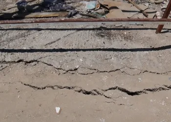 İnşaat sebebiyle ‘yol yarıldı’ iddiası