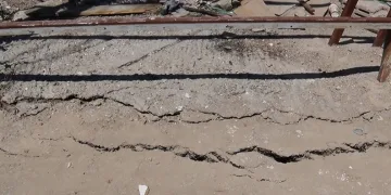 İnşaat sebebiyle ‘yol yarıldı’ iddiası