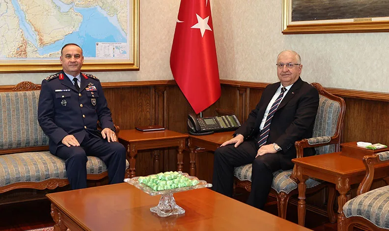 Bakan Güler, Hava Kuvvetleri Komutanı Orgeneral Dalkıran’ı kabul etti