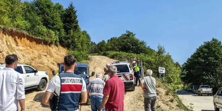 Giresun’da helikopter düştü ihbarı ekipleri alarma geçirdi