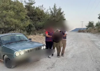 Denizli’de silahlı zorla kız kaçıran şüpheli ormanlık alanda yakalandı