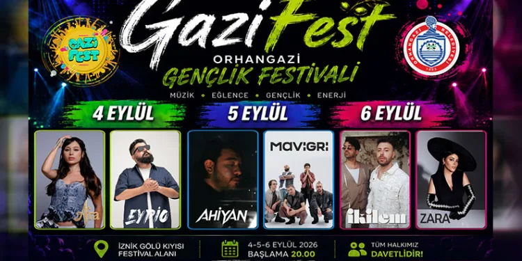GaziFest Sevilen Sanatçılarıyla Orhangazi’yle Buluşmaya Hazır