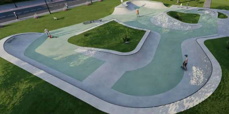 İnegöllü Gençlere Yeni Kaykay Park