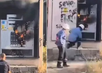 Bursa’da trafo yangını
