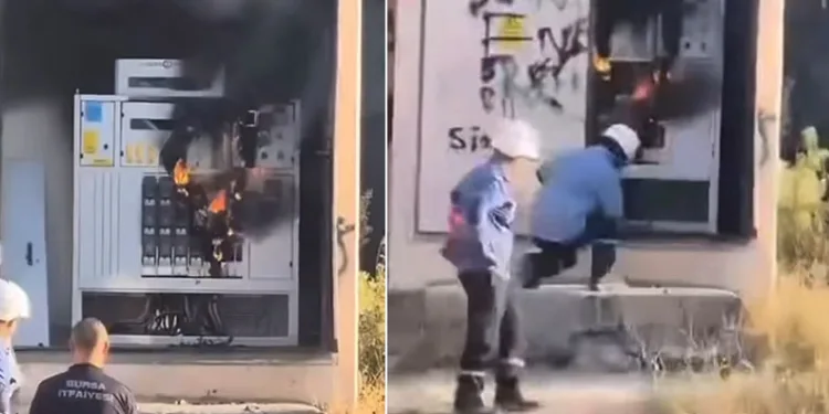 Bursa’da trafo yangını