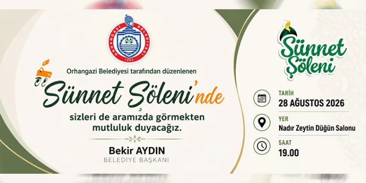 Orhangazi Belediyesi ve Minikler Geleneksel Sünnet Şöleni İçin Hazır