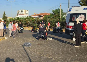 Nazilli’de motosikletler çarpıştı: 2 ağır yaralı