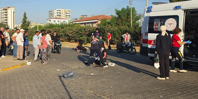 Nazilli’de motosikletler çarpıştı: 2 ağır yaralı