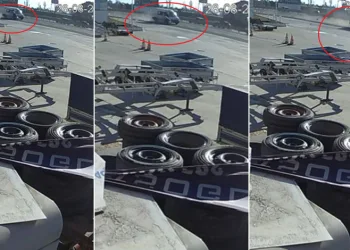Bursa’da motosikletteki 2 kişi ölümden böyle döndü