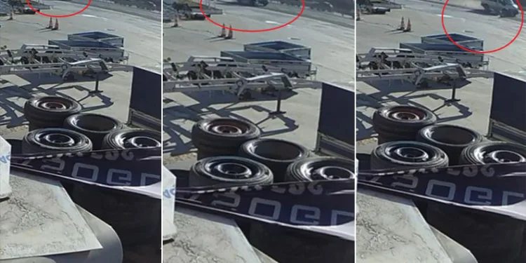 Bursa’da motosikletteki 2 kişi ölümden böyle döndü