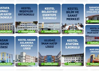 Kestel Belediyesi’nin okullarda bakım mesaisi