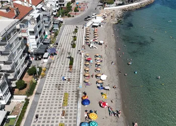 Mudanya’da plajlar ful çekiyor