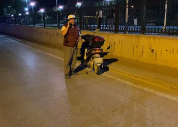 Bursa’da elektrikli motosikletiyle alkollü yakalandı, 52 bin lira ceza yedi