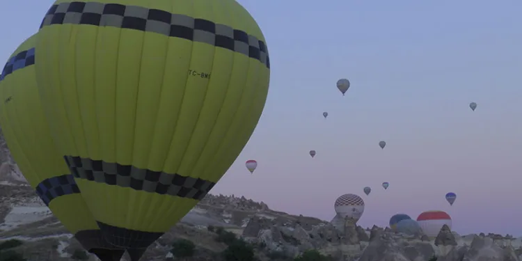 Kapadokya’da balonlar 3 gündür gökyüzüne yükselemiyor