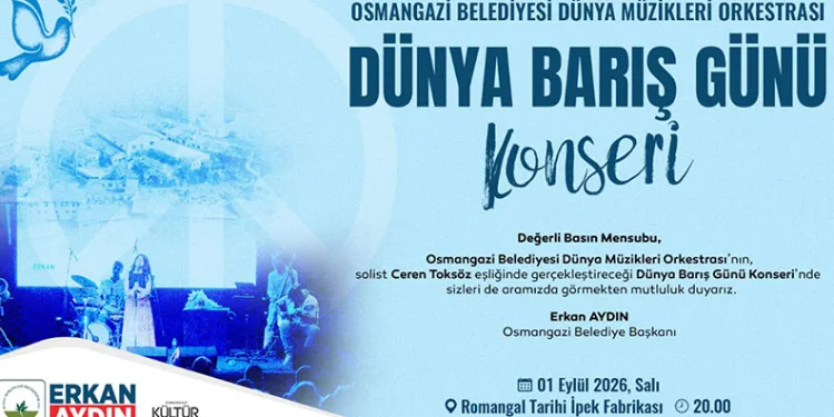 Osmangazi’de Dünya Barış Günü’ne özel konser