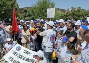 Doruk Madencilik işçilerinden Ankara Garı’na yürüyüş