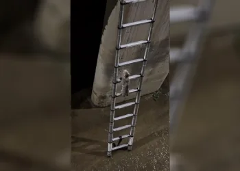 Merdiveni gördü, kendi kendini kurtardı