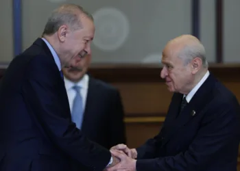 Cumhurbaşkanı Erdoğan ile Bahçeli Beştepe’de bir araya geldi