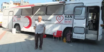 Burhaniye’de aşırı sıcaklar kan bağışını olumsuz etkiledi