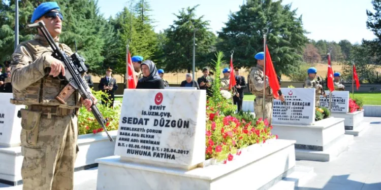 Çorum’da şehitler dualarla anıldı