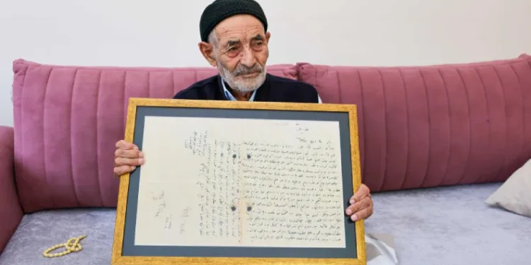Balkan Harbi’nde kaybolan mektup, 113 yıl sonra Sivaslı aileye ulaştırıldı