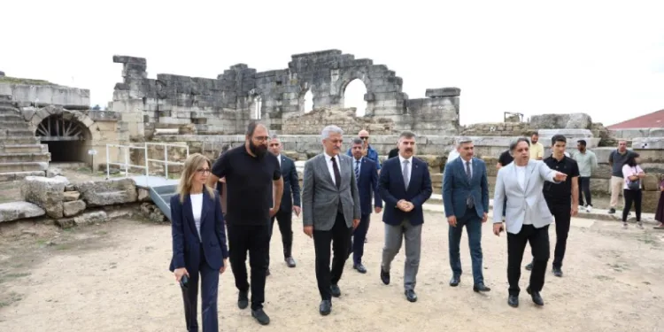 Konuralp Antik Kenti’nde tarihi miras için çalışmalar sürüyor