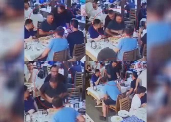 Boğazına lokma kaçan vatandaşı Heimlich manevrası kurtardı