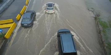 Yağışın kalbi Samsun’da attı