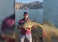 Keban Baraj Gölü’nde 10 kiloluk sazan yakalandı