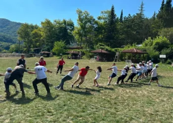 Zonguldak’ta aile kampı heyecanı yaşandı