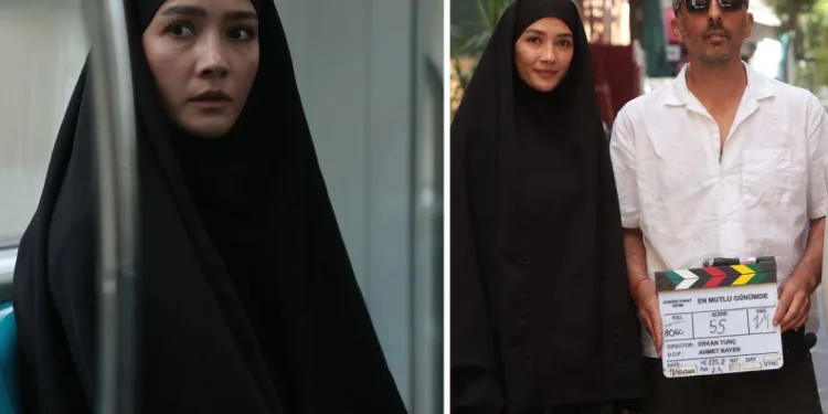 Aybüke Pusat yeni rolü için tesettüre girdi