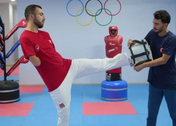 Yanlış girdiği binada, Avrupa şampiyonu oldu