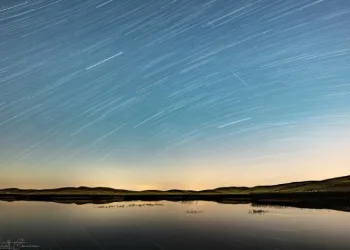 Van’da doğa fotoğrafçıları Perseid meteor yağmurunu gözlemledi