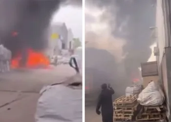 Bursa’da geri dönüşüm deposunda korkutan yangın