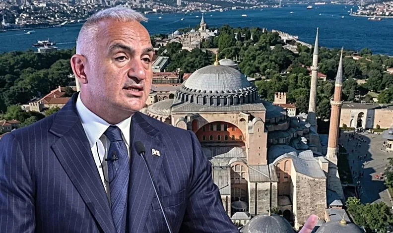 Ayasofya’nın altında 9 kilometrelik yer altı ağı: Bakan Ersoy açıkladı