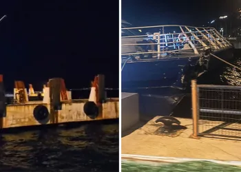 İDO deniz otobüsü Mudanya İskelesi’ne çarptı!