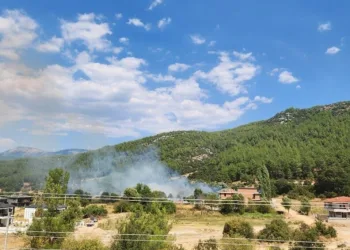 Kapısına pompalı tüfekle dayandı, sokakta terör estirdi