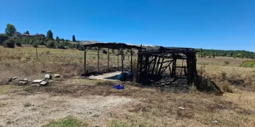 Kapısına pompalı tüfekle dayandı, sokakta terör estirdi