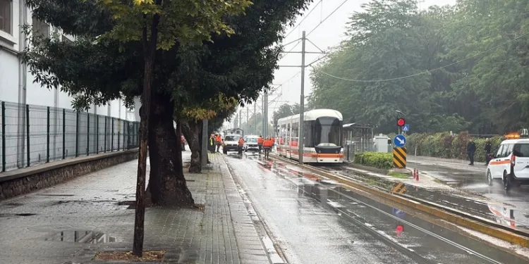 Trenin çarptığı araç hurdaya döndü, alkollü sürücüsü son anda kendini dışarı atarak kurtardı