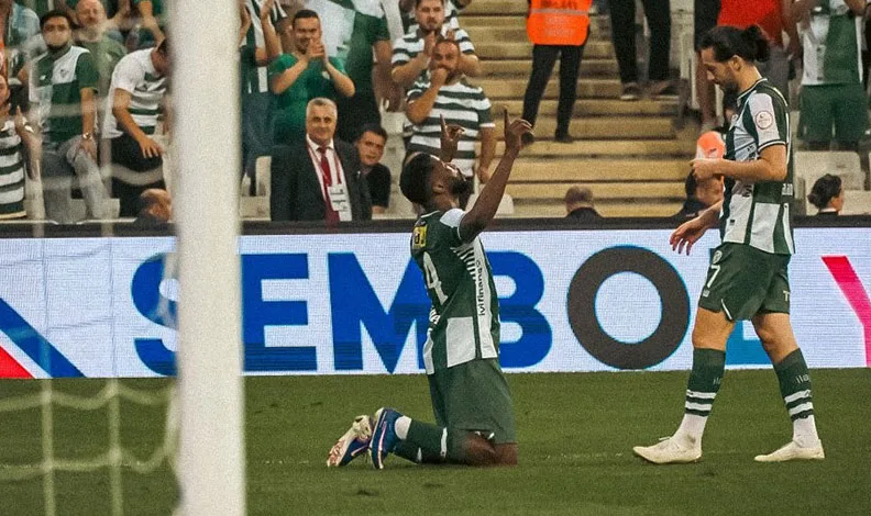 Bursaspor’un Nijeryalı forveti Iheanacho 5 maçta 6 gole ulaştı