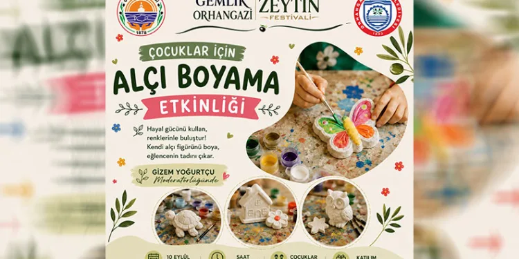 Çocuklar Zeytin Festivali’nde Renklerle Buluşacak