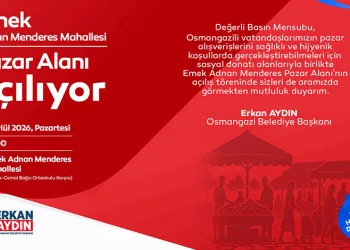 Osmangazi’de yeni pazar alanı hizmete açılıyor