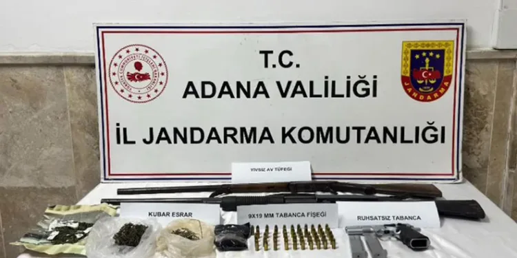 Adana’da 6 ruhsatız silah ele geçirildi