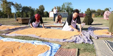 Osmangazi’de sonbahar bereketi tarhana imecesiyle başladı